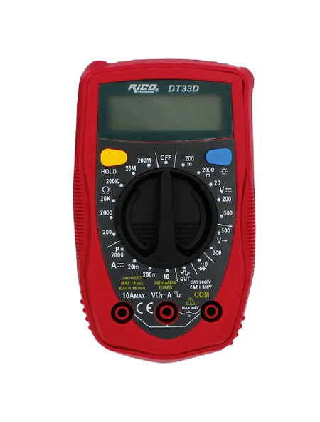 Rico Dijital Multimetre UT-33D 011-RC0033