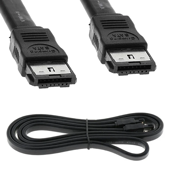 e Sata to E-sata data kablosu E-SATA data kablosu 50 cm - Resim 4
