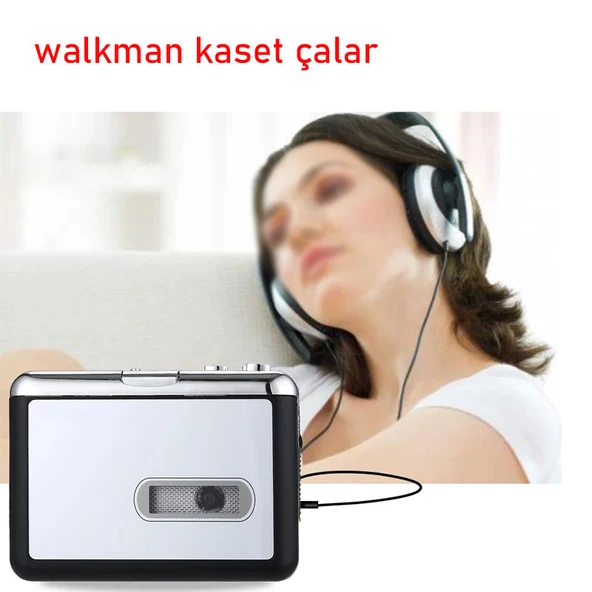 walkman Kaset çalar ezcap kasetten bilgisayara mp3 kayıt kaset capture - Resim 2