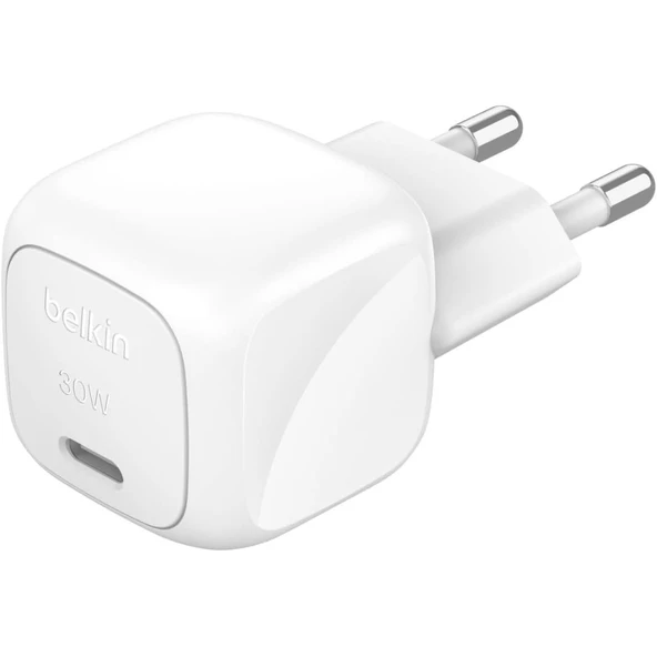 Belkin Boost Compact USB-C PD 3.1 30W Şarj Cihazı, Beyaz - Resim 4