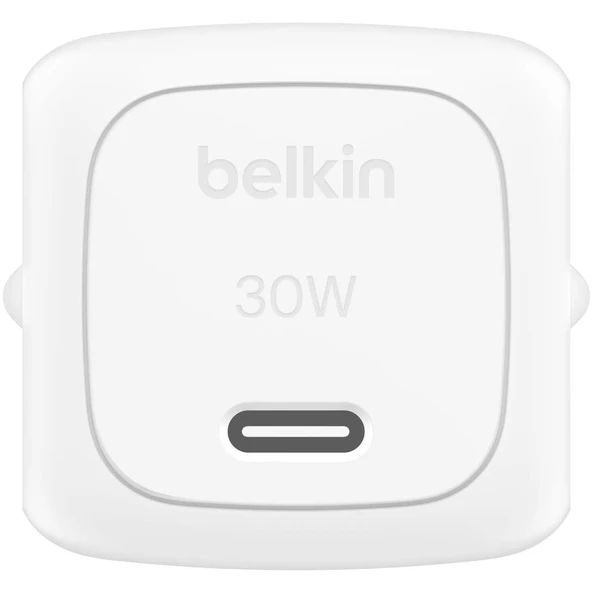Belkin Boost Compact USB-C PD 3.1 30W Şarj Cihazı, Beyaz - Resim 3
