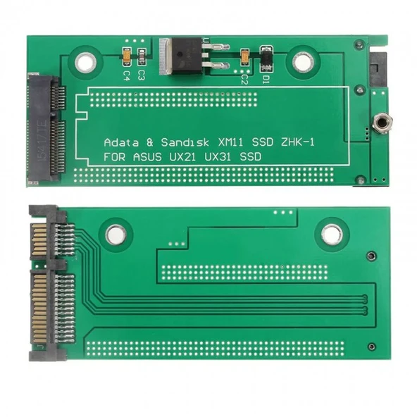 Msata UX31 UX21 Sandisk XM11 to sata çevirici dönüştürücü adaptör - Resim 3