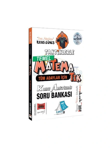 Tüm Adaylar İçin Taktiklerle Temel Matematik Konu Anlatımlı Soru Bankası İlyas Güneş ürün görseli