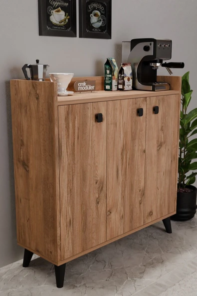 Milan Kahve Köşesi Çok Amaçlı Mutfak Dolabı Kiler Erzak Dolabı - 3