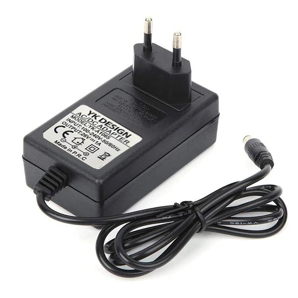 26v 1A şarjlı Süpürge adaptörü AC-DC 26 volt 1 amper şarjlı süpürge adaptörü - Resim 2