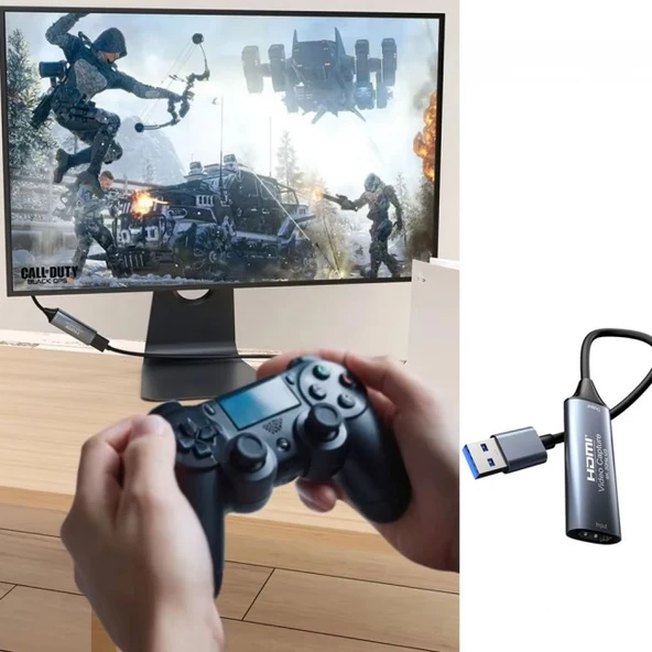 hdmı to usb 3.0 -Type C capture kart 4k HD Video Yakalama Kartı 4k 1080p - Resim 2