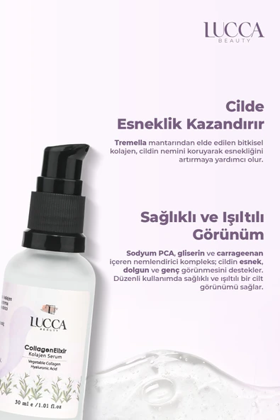 CollagenElixir Kolajen Serum 30 ml - Bitkisel Tremella, Hyaluronik Asit ve Carreganan İçeren Cilt Serumu - 3