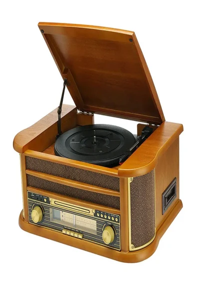 ULTRATEKNO Nostaljik JOT402AM DÖNENCE Pikap Ahşap 2X5W Stereo Spk MP3 Çalar USB-Radyo-CD-Kaset BT Müzik Çalar - 8