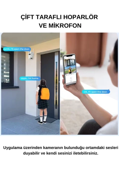 Smith Ampul Kamera Harekete Duyarlı Gece Görüşlü Kablosuz Bebek Izleme Kamerası Güvenlik Akıllı Wifi Ampül - 4