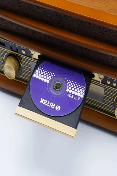 ULTRATEKNO Nostaljik JOT402AM DÖNENCE Pikap Ahşap 2X5W Stereo Spk MP3 Çalar USB-Radyo-CD-Kaset BT Müzik Çalar - 6