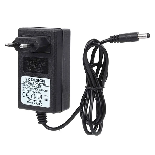 AC-DC 30v 1A Süpürge adaptörü şarjlı süpürge adaptörü 30 volt 1 amper - Resim 3