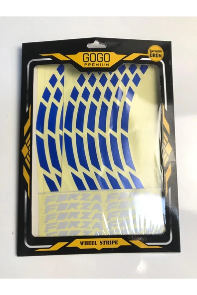 Gogo Premium Wheel Stripe – Jant Şeridi Çıkartma Seti