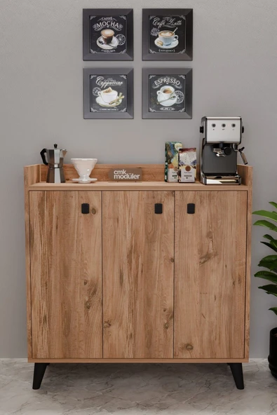 Milan Kahve Köşesi Çok Amaçlı Mutfak Dolabı Kiler Erzak Dolabı