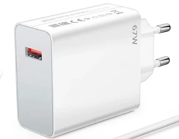 Xiaomi 67 Watt Tüm Android Telefonlara Uyumlu Şarj Aleti, Xiaomi, Samsung, Oppo, Huawei Turbo Şarj Fast - 1