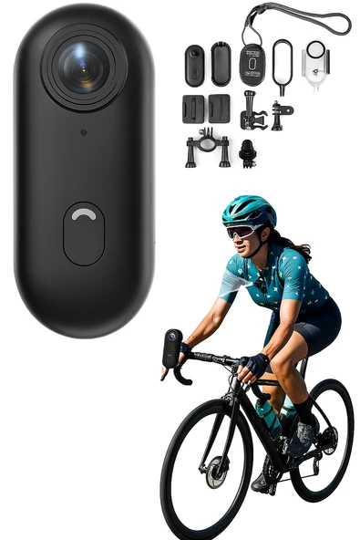 QASUL 1080P Cep Mini Spor Vücut Kamerası Taşınabilir Kask Vlog Kamera  Wifi Kablosuz APP Kontrol - 2
