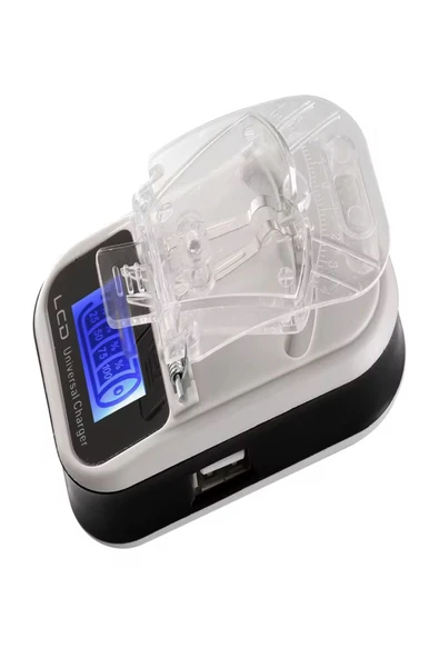 ULTRATEKNO Universal Şarj Aleti 2xusb Akıllı Pil/batarya Şarj Aleti Pil Şarj Akrep Şarj Cihazı - 4