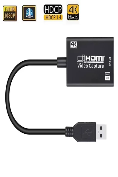 ULTRATEKNO ZR432 USB 3.0 4Kx2K Video Capture Taşınabilir HDMI USB Video Yakalama Kartı