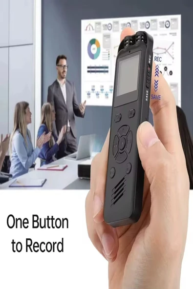 ULTRATEKNO KB80 64 GB Dijital Ekranlı Ses Kaydedici Kulaklık + Çift Mikrofonlu Profesyonel Ses Kayıt Cihazı - 6