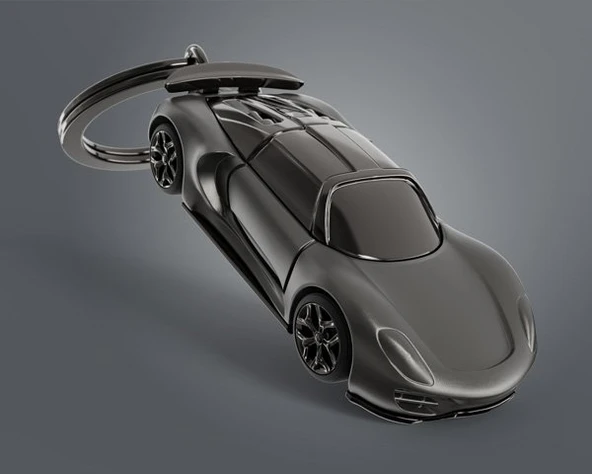 Metalmorphose Supercar Anahtarlık Siyah - 2