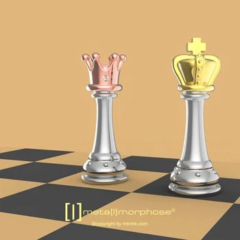 Metalmorphose King Chess Anahtarlık - 2