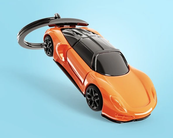 Metalmorphose Supercar Anahtarlık Turuncu - 2