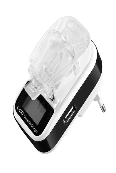 ULTRATEKNO Universal Şarj Aleti 2xusb Akıllı Pil/batarya Şarj Aleti Pil Şarj Akrep Şarj Cihazı