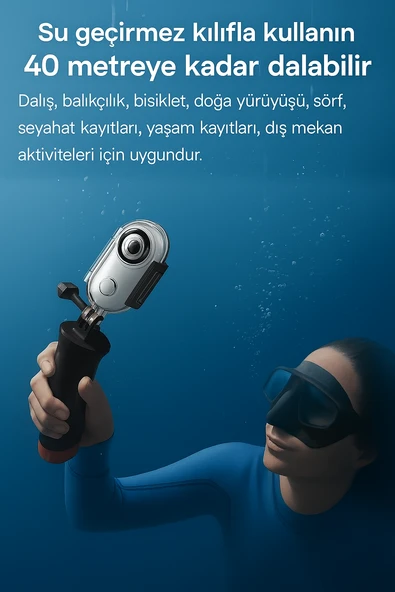 QASUL 1080P Cep Mini Spor Vücut Kamerası Taşınabilir Kask Vlog Kamera  Wifi Kablosuz APP Kontrol - 9