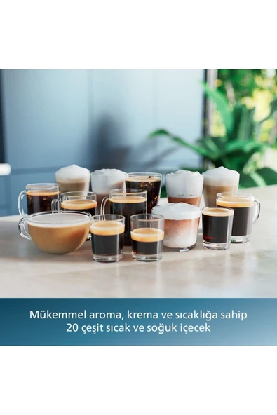 Philips  5500 Serisi LatteGo Tam Otomatik Espresso Makinesi, 20 Sıcak ve Soğuk İçecek, EP5543/80 - 6