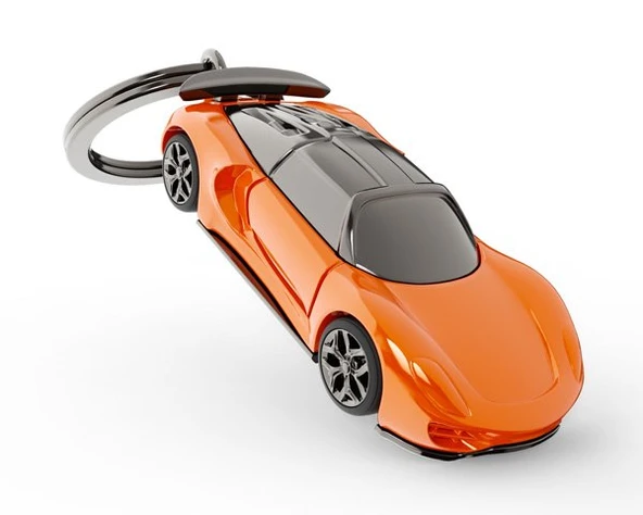 Metalmorphose Supercar Anahtarlık Turuncu - 1