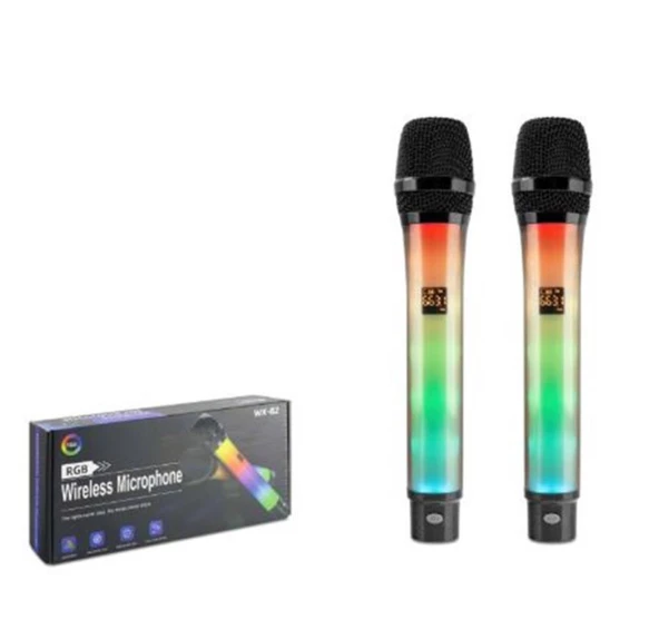 Hadron Wx-82 Kablosuz 2-Mikrofon Uhf Rgb ürün görseli