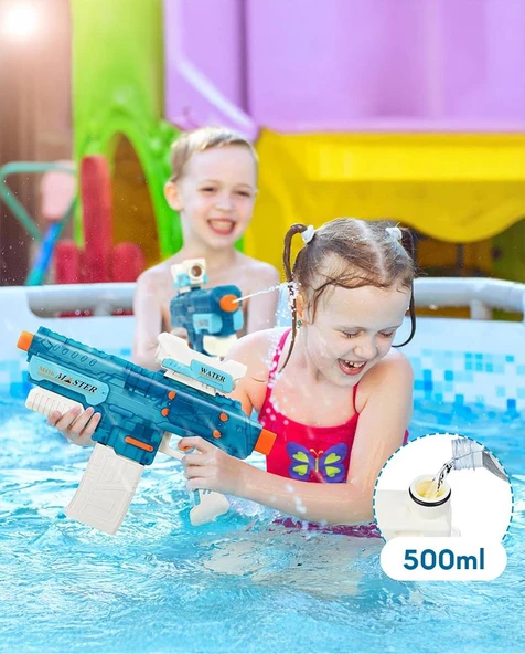 Pilli Dürbünlü Su Tabancası - Resim 2