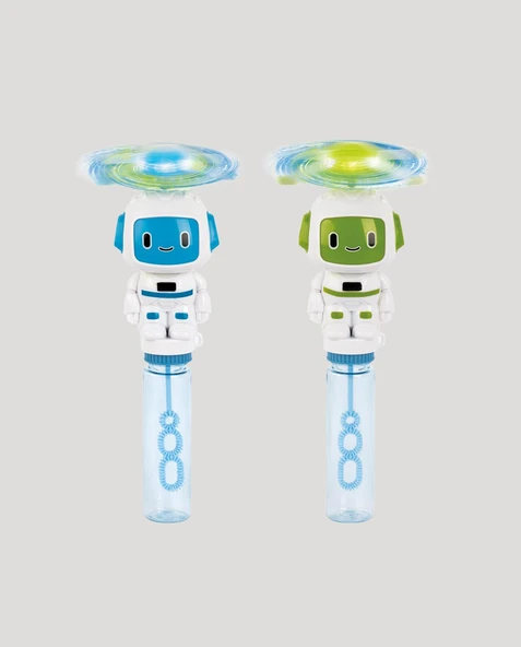 Işıklı Robot Köpük Baloncuk - 4