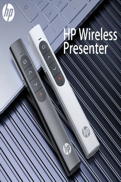 HP SS10 Projeksiyon Sunum Kumandası Pilli Model Beyaz Renk - 2