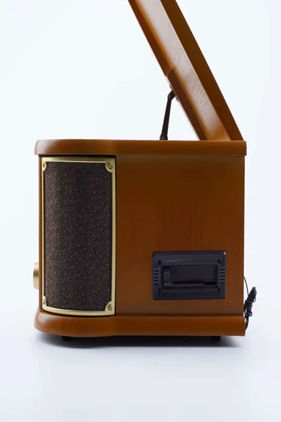 ULTRATEKNO Nostaljik JOT402AM DÖNENCE Pikap Ahşap 2X5W Stereo Spk MP3 Çalar USB-Radyo-CD-Kaset BT Müzik Çalar - 3