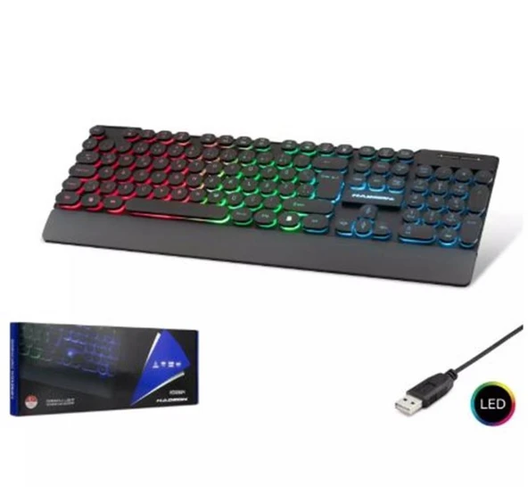 HADRON HDX2604 OYUN KLAVYE LEDLİ KABLOLU Q ürün görseli