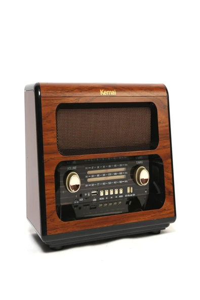 ULTRATEKNO Retro Analog Radyo MD-1910BT Şarjlı Nostaljik Radyo Bluetooth Fm Radyo USB SD MP3