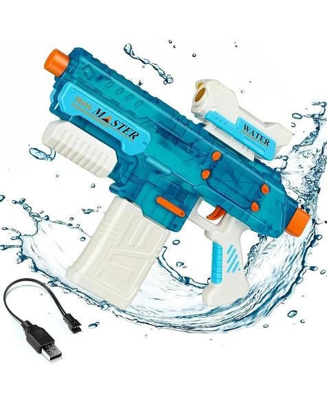 Pilli Dürbünlü Su Tabancası - Resim 4