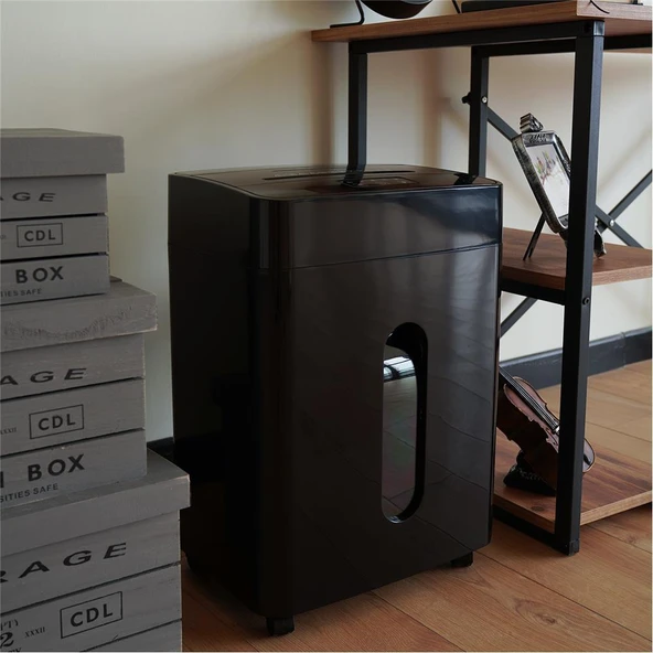 Everest JP-727C Siyah Çapraz Kesim 23Lt 42DB±3 Boyut 37.7-28.2-54 Siyah Sessiz Kağıt Kesme Makinesi - Resim 2