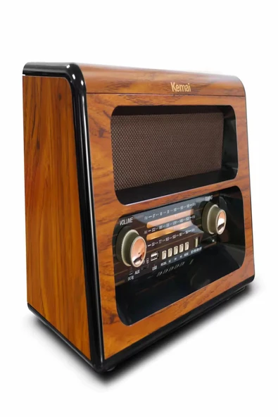 ULTRATEKNO Retro Analog Radyo MD-1910BT Şarjlı Nostaljik Radyo Bluetooth Fm Radyo USB SD MP3 - 5