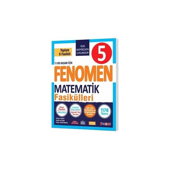 Fenomen Okul Yayınları 5. Sınıf 2025 Matematik Fasikül Seti