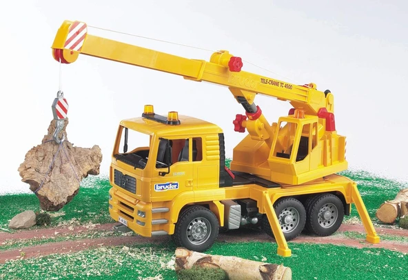 Bruder Br02754 Man Vinçli Kamyon (sarı) +4 Yaş