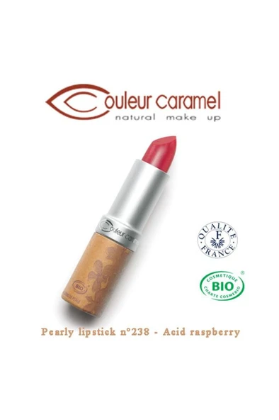 Couleur Caramel Pearly Lipstick N°238 - Acid Raspberry - Resim 2