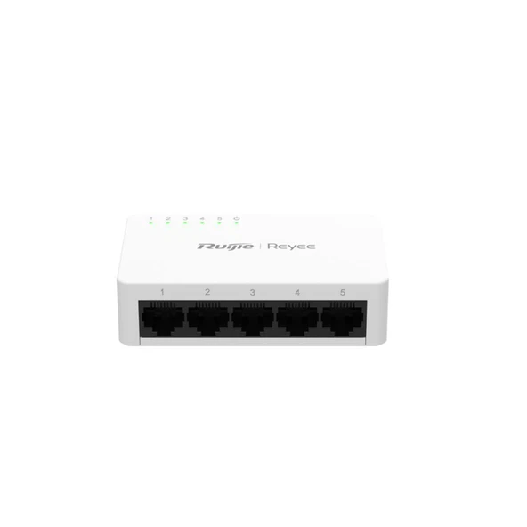 Ruijie Reyee RG-ES05F 5 Port 10/100 Yönetilemez Masaüstü Switch ürün görseli
