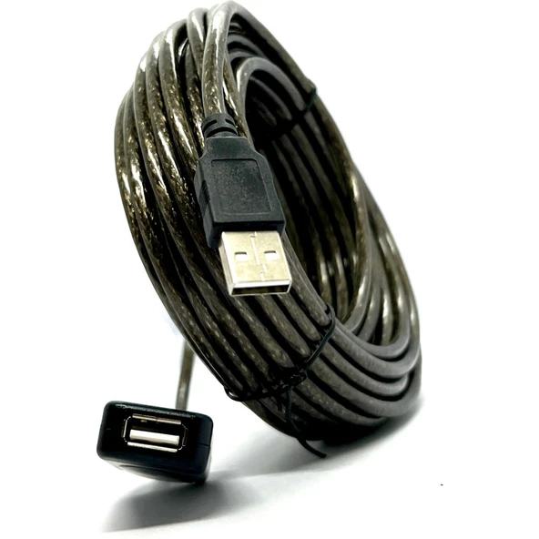 Class 10 Metre USB Uzatma Kablosu 10M Extension Cable Güçlendirilmiş USB Uzatma Dişi Erkek USB Kablo - 5