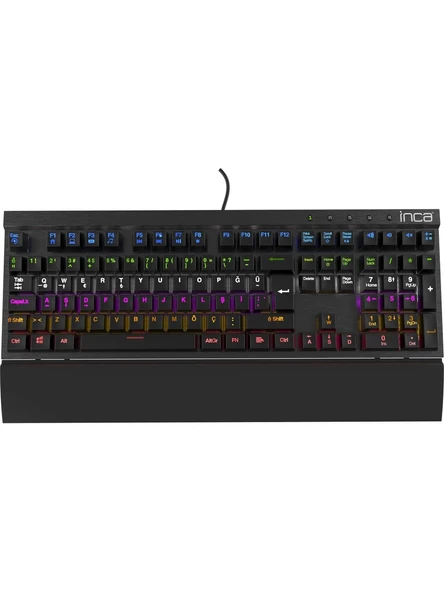 Inca IKG-441 Işıklı Kablolu Mekanik Oyuncu Klavyesi ürün görseli 1