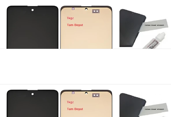 Tkgz Samsung Galaxy M31S - SM-M317 Uyumlu Lcd Ekran Dokunmatik SERVİCE PACK + HD Nano Ekran Korucu - Resim 2