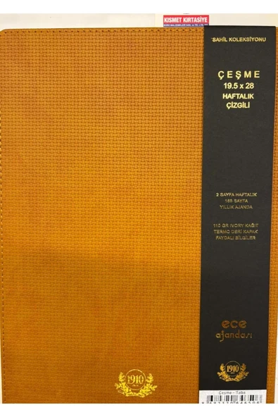 AJANDA  ÇEŞME 19,5X28 HAFTALIK AJANDA 2025 - Resim 2