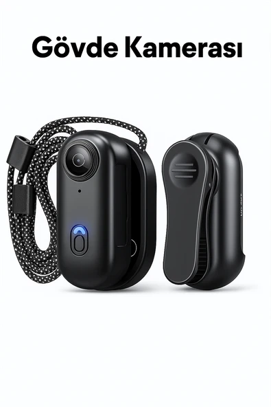 UHD 4K WiFi Vlog Kamera 30M Su Geçirmez Geniş Açı Lens Dahili Pil Manyetik Askılı - 2