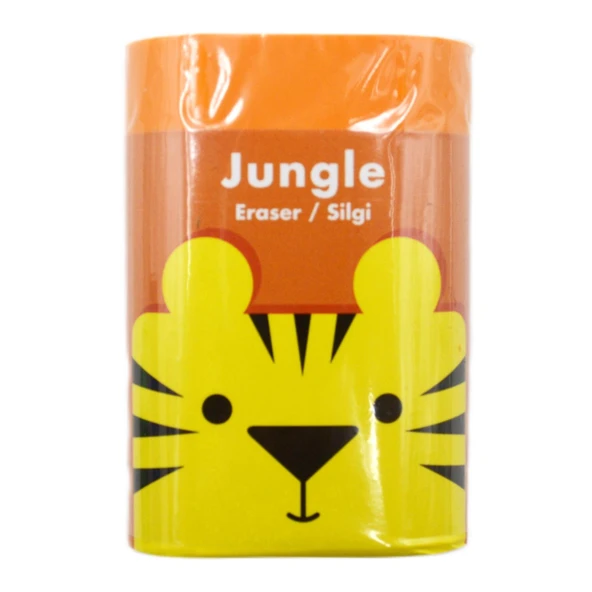 Adel Renkli Hayvanlar Jungle Büyük Silgi - Resim 4