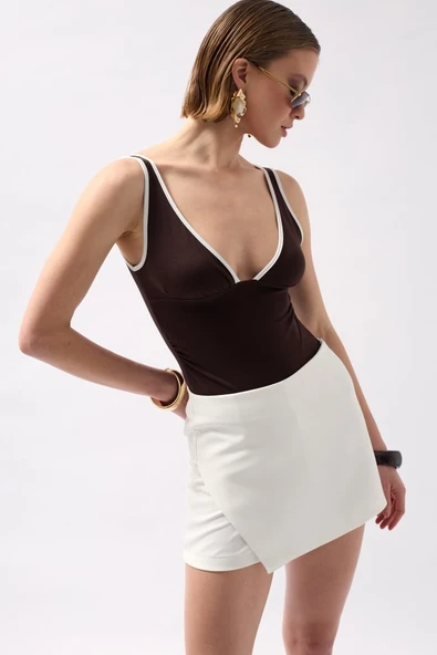 Basic Mini Şort Etek - Resim 3